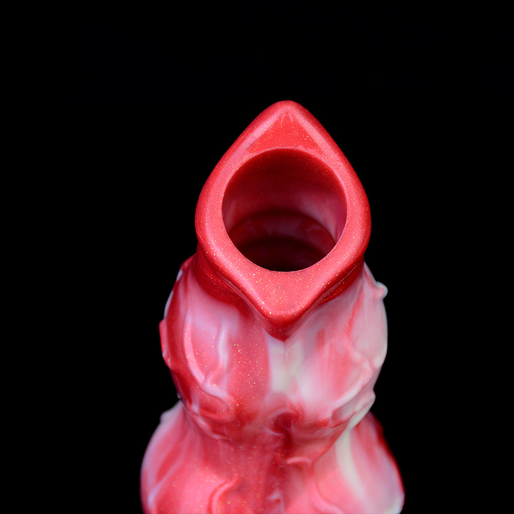Hyena Squirting Penis Sleeve Sheath - Fantasy Cockring Delay Trainer Extender Male Sex Toy