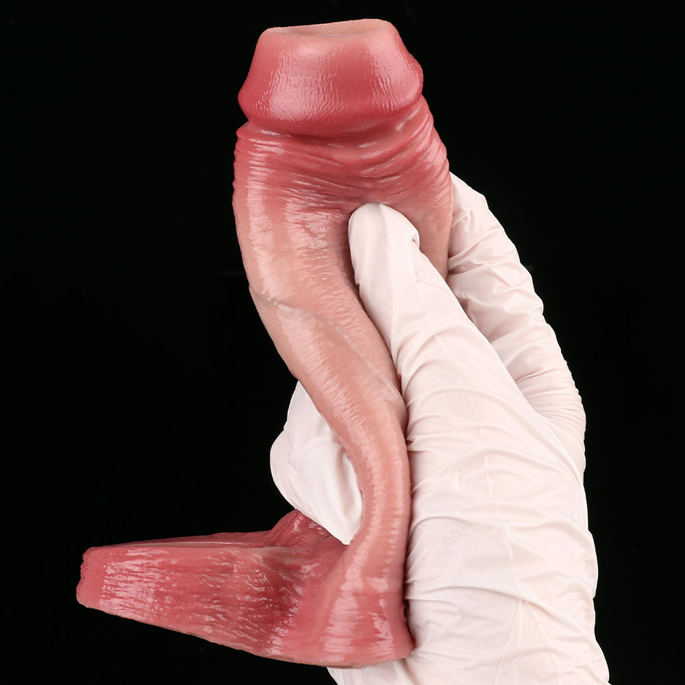 Realistic Penis Sleeve Sheath Sex Toys for Men - Open-end Hollow Dildo Dick Extender