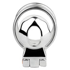 No Ball Ring Chastity Cage 2.0 Stainless Steel Glans Locking Male Chastity Device for Long-Term Comfortable Wear