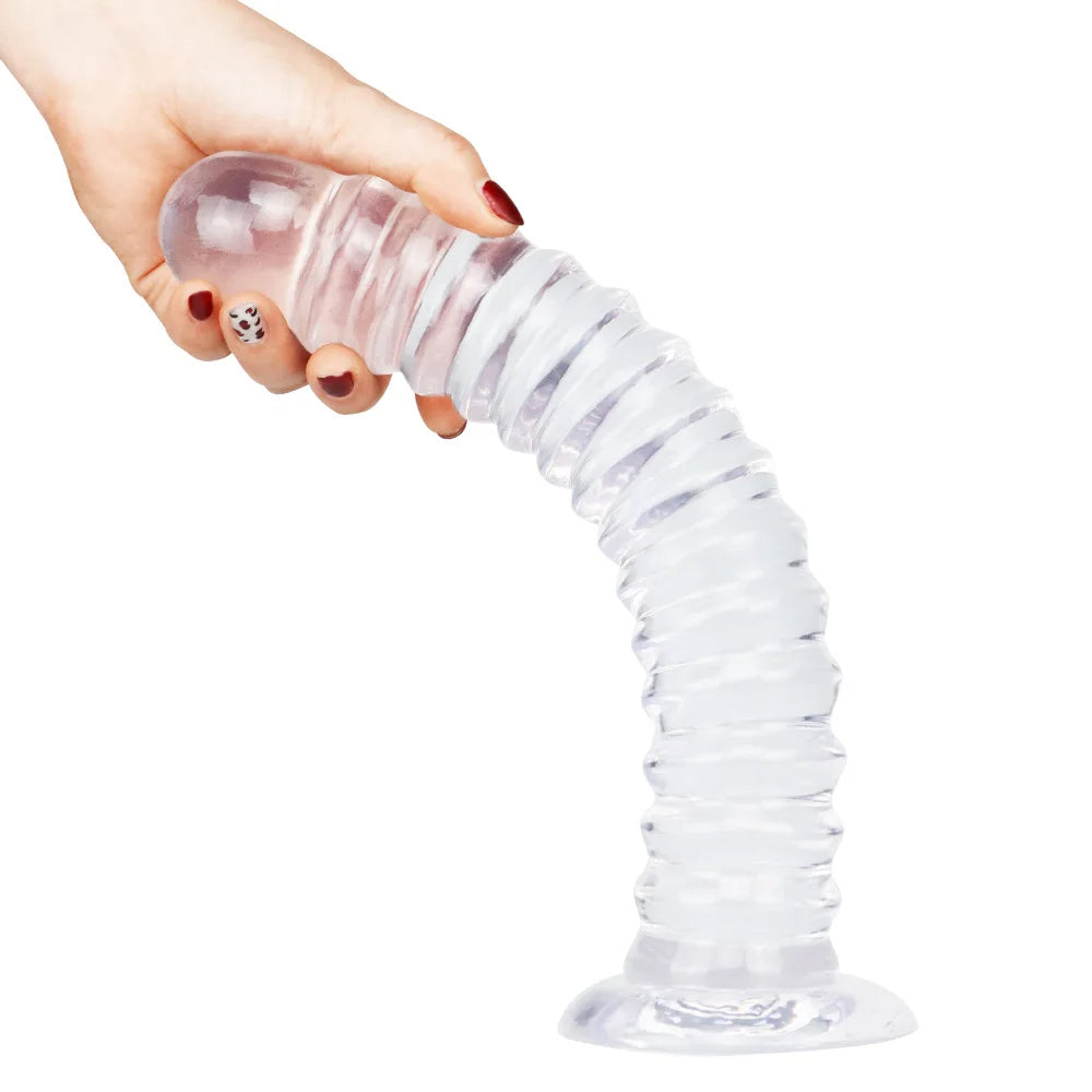 Strap-on Strapless Dildo Butt Plug - Big Suction Cup Dildo Female Sex Toys for Lesbian