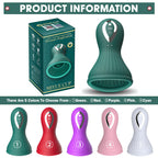 Tongue Licking Clit Vibrator - Oral Suction Cup Nipple Clitoral Stimulator Sex Toys for Women