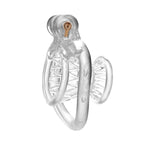 Inverted Chastity Cage for Men – 3D Printed Resin, Sissy Training, Small Size Fit