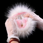 Merino Sheep Pocket Pussy Furry Sex Doll - White Fur Animal Pussies Penis Masturbator