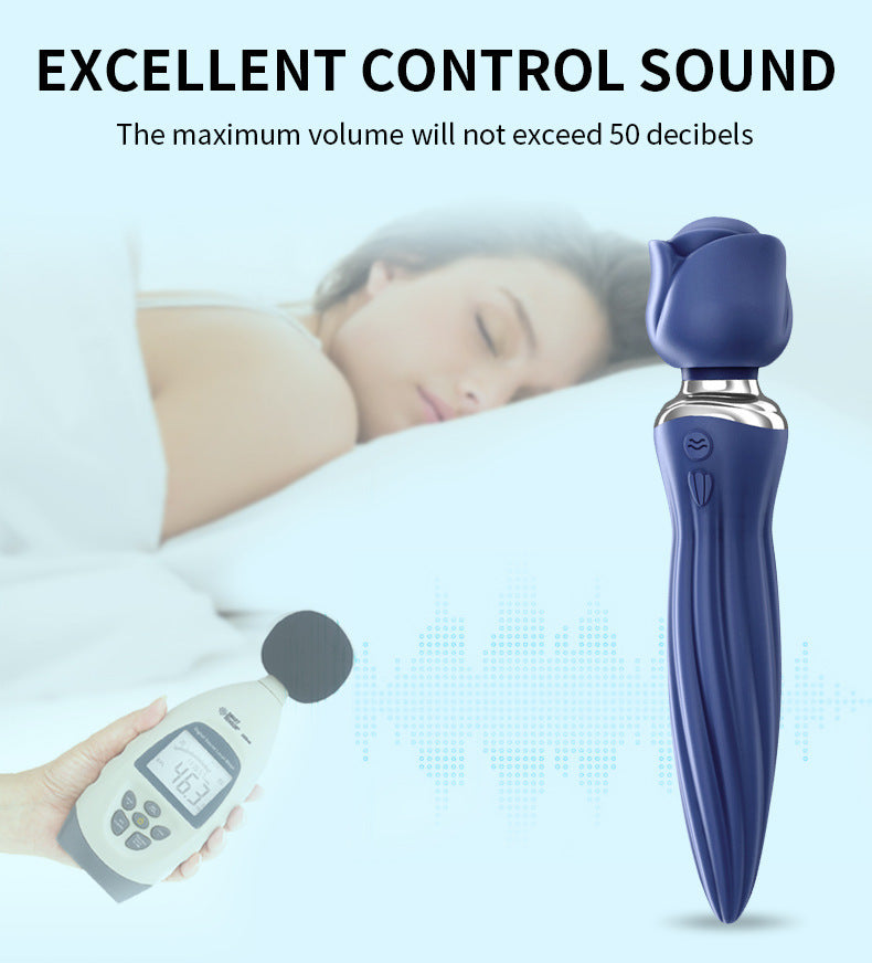 Remote Control Vibrating Dildo Butt Plug - 360° Rotation G Spot Rose Handle Prostate Massager