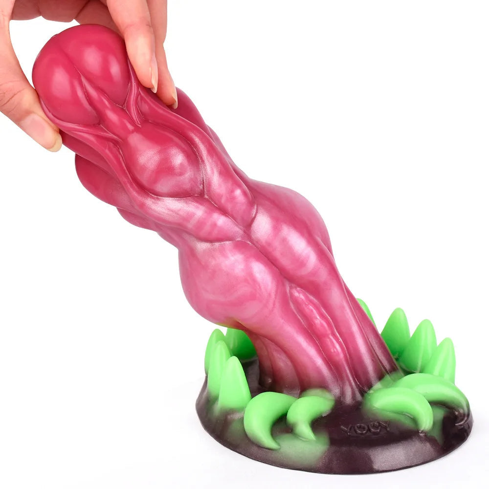 Monster Dildo Butt Plug - Exotic Silicone Alien Dildos Vaginal Anal Stimulator