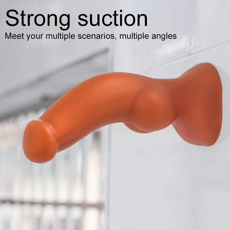 Big Knotted Dildo Large Butt Plug - Fantasy Animaldildo Anal Dilator Suction Cup Sex Toys