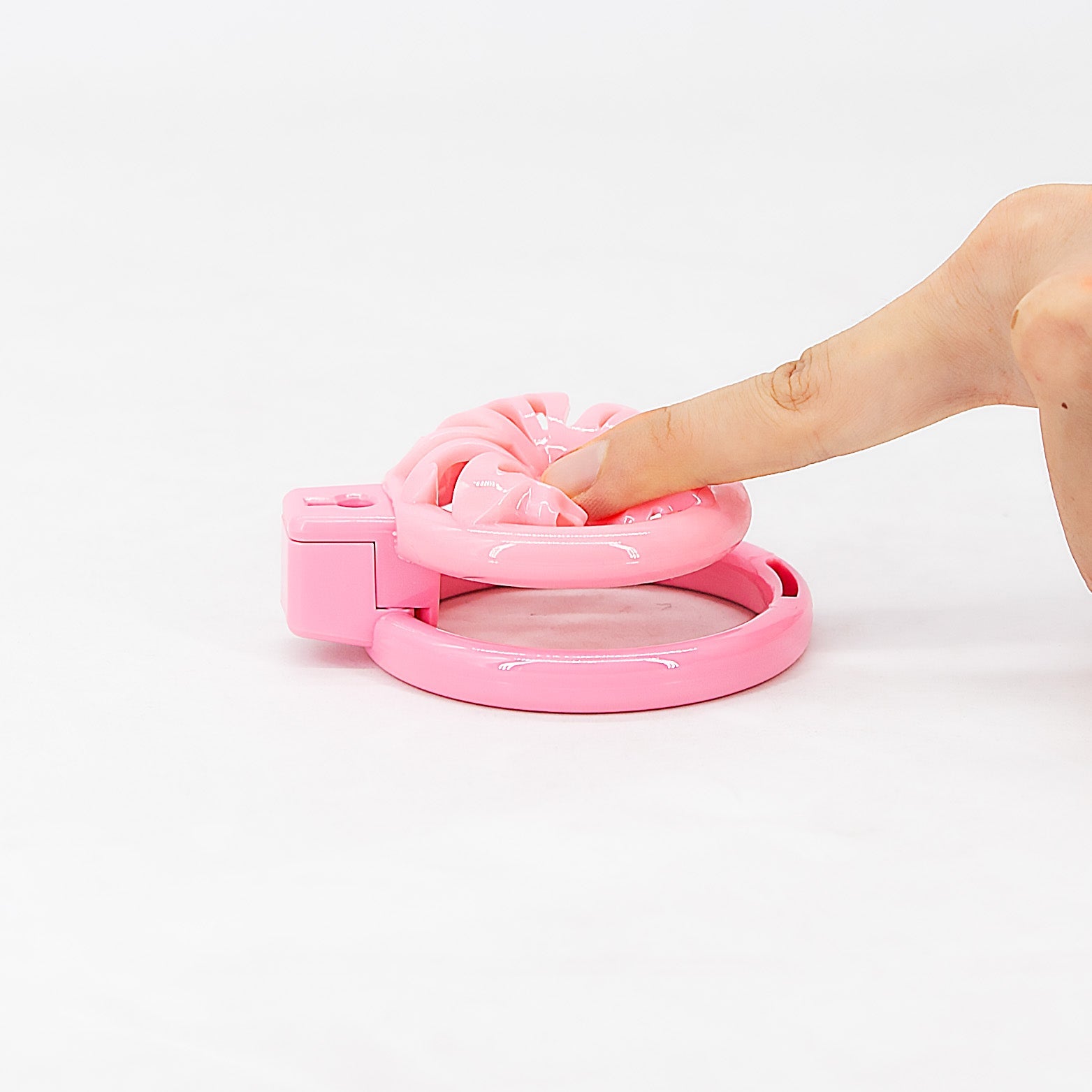 Short Soft Chastity Cage – Heart Vent Design, Silicone TPE, Multi-Shaped