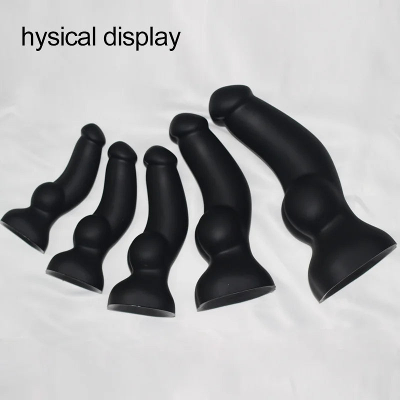 Big Knotted Dildo Large Butt Plug - Fantasy Animaldildo Anal Dilator Suction Cup Sex Toys