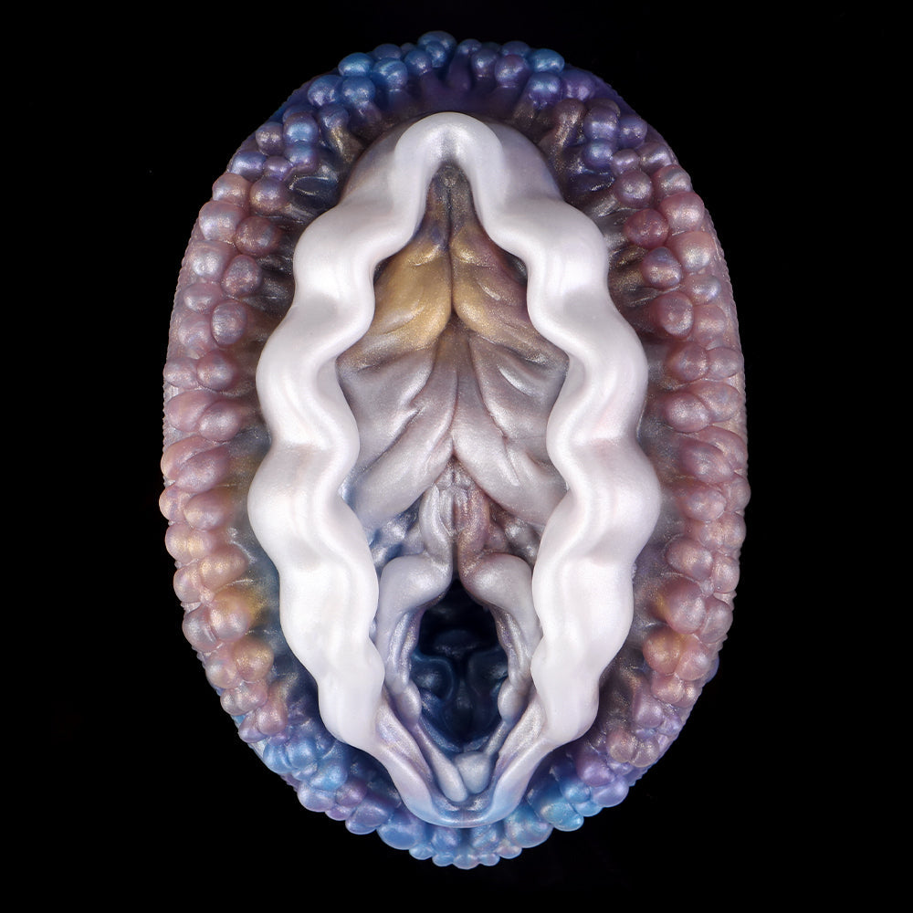 Fantasy Abalone Pocket Pussy – Premium Platinum Silicone Masturbator Sleeve for Men