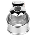 No Ball Ring Chastity Cage 2.0 Stainless Steel Glans Locking Male Chastity Device for Long-Term Comfortable Wear