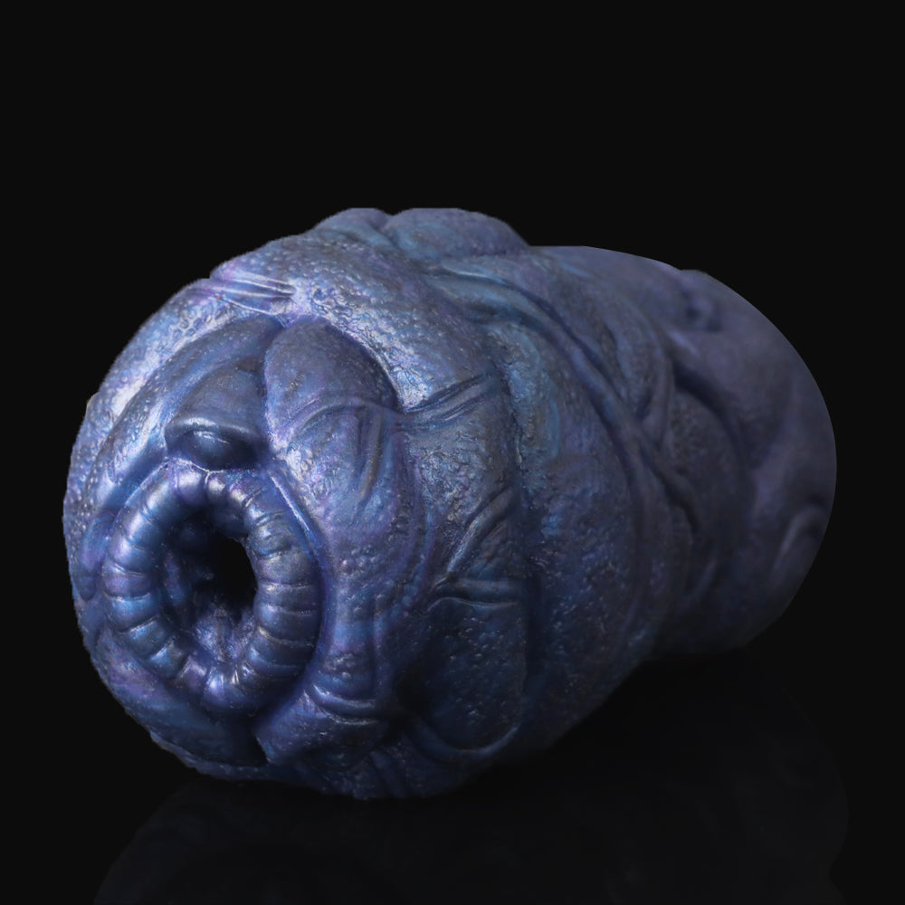 Fantasy Bull Pocket Pussy | Dark Blue Silicone Masturbator with Adjustable Suction — Domlust