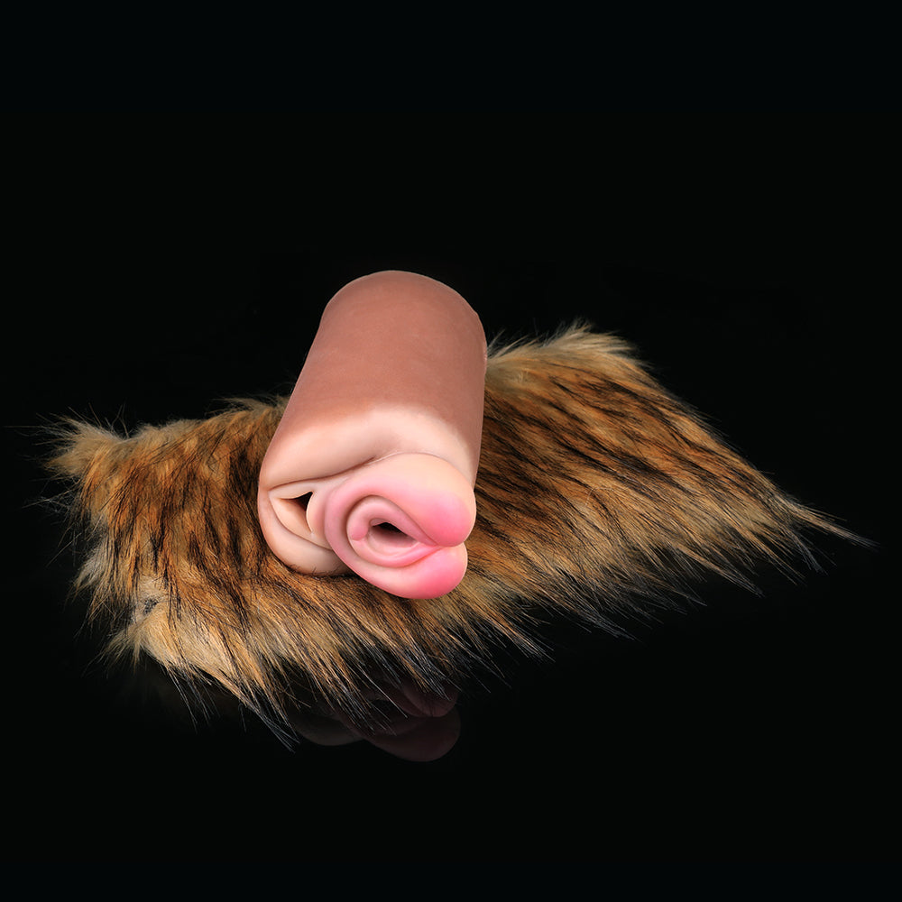 Tiger Furry Pocket Pussy – Realistic Beast Vagina Masturbator | Domlust Heavy Fetish Silicone