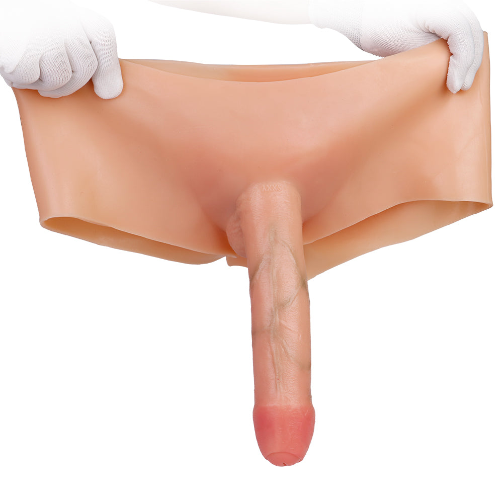 Realistic Strap On Dildo Panty - Life Size Peins Wearable Underwear for Women Lesbian