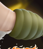 Textured Silicone Male Masturbation Cup with Rechargeable Vibration