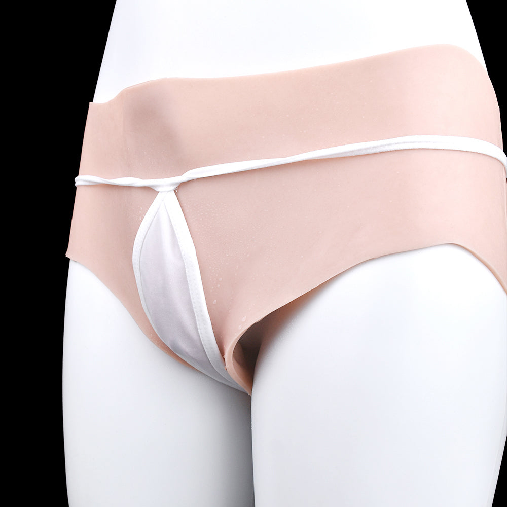 Life Size Silicone Pussy Panty - Realistic Pussies Briefs Underwear Sex Toys for Men Gay Play
