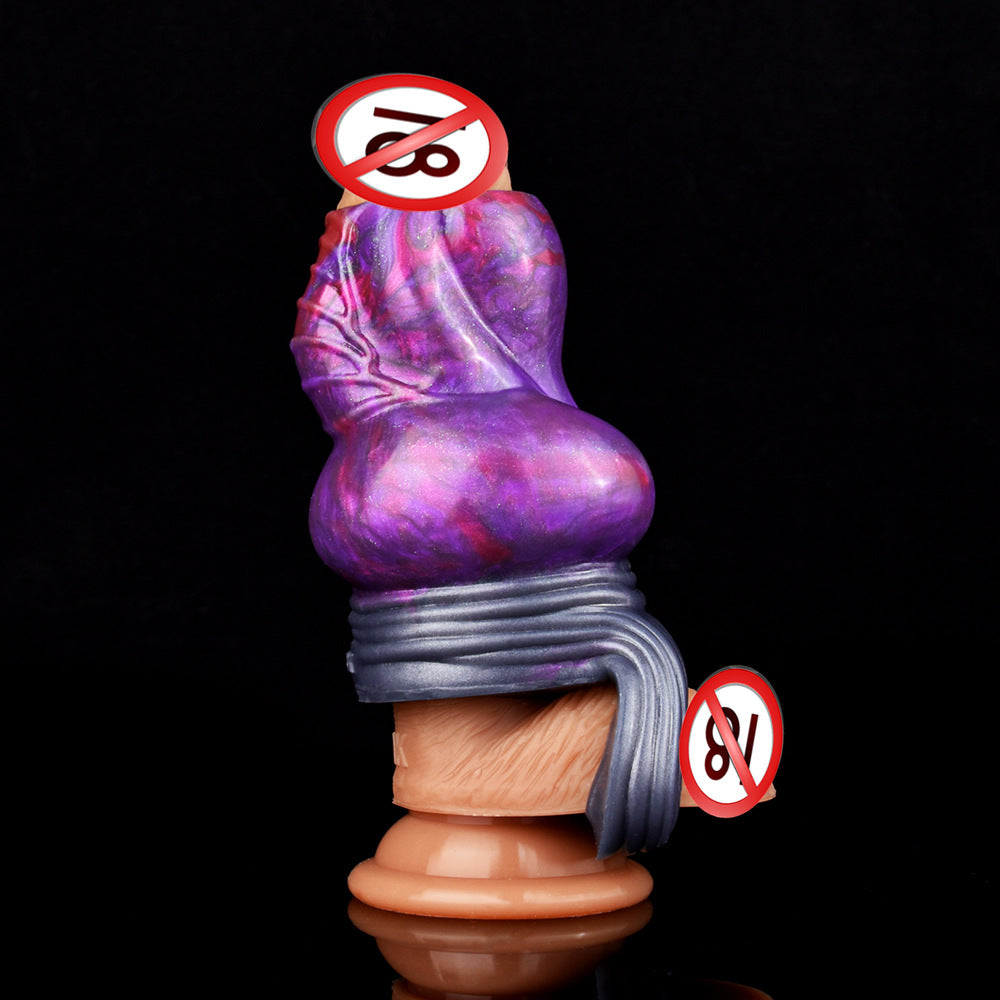 Dragon Knot Cock Sleeve Sex Toys for Men - Fantasy Penis Sheath Beast Sex Enlarger Condom