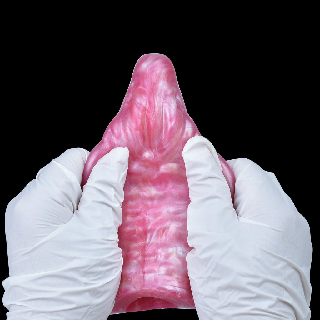 Fantasy Dragondildo Cock Sleeve - Pink Realistic Penis Extender Sex Toys for Men