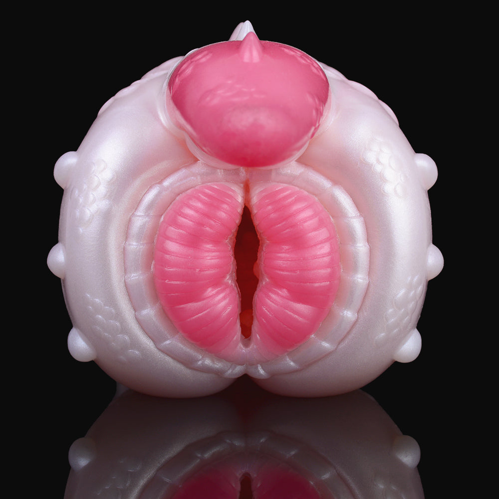 Fantasy Alien Pussy Pocket Masturbator - Silicone Tongue Vaginal Penis Beast Sex for Men