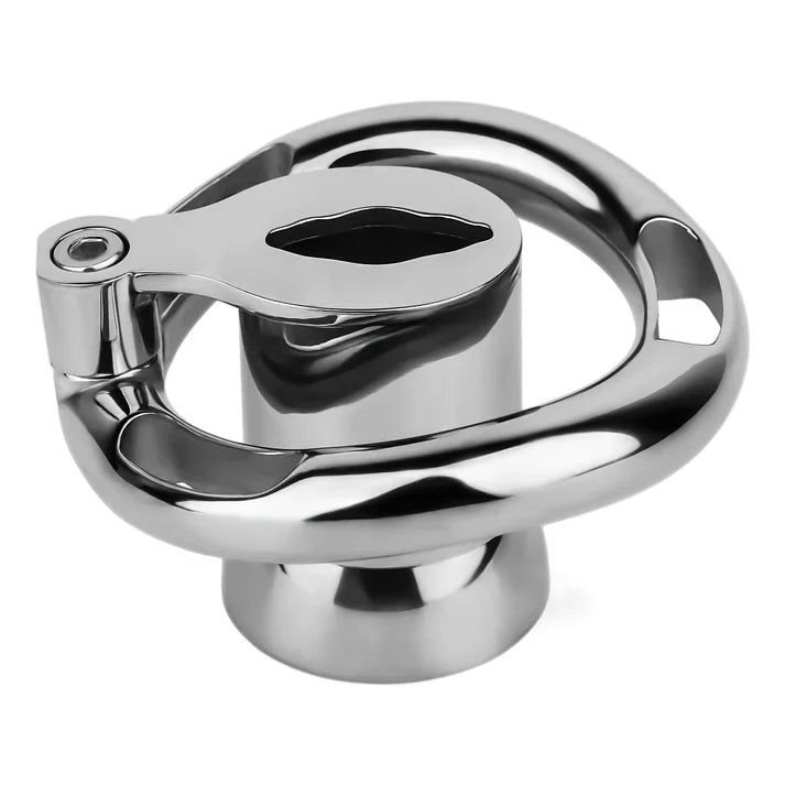 Metal Inverted Chastity Cage – Heavy Duty Stainless Steel Male Chastity Device, Secure Fit, Discreet Wear, Support Belt Compatible