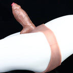 Big Girthy Realistic Penis Sheath Underwear - Wild Veiny Cocksleeve Extender Mens Panty Sex