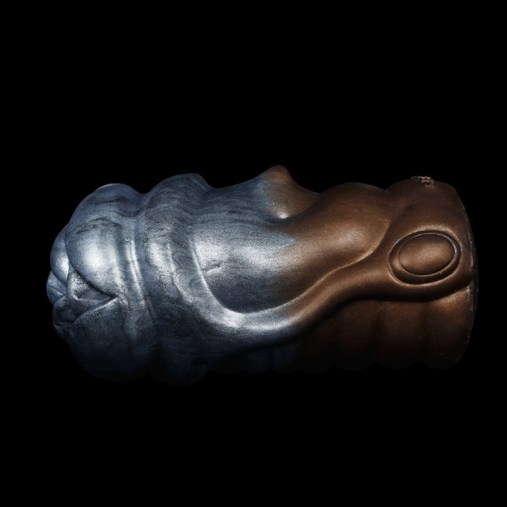 Beast Pussy Pocket Masturbation Cup - Metal-like Vaginal Penis Masturbator Sex Toys for Men