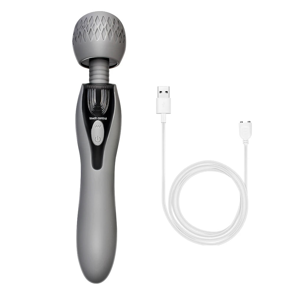 Magic Wand Vibrator - Double End G Spot Clitoral Stimulator Female Sex Toys