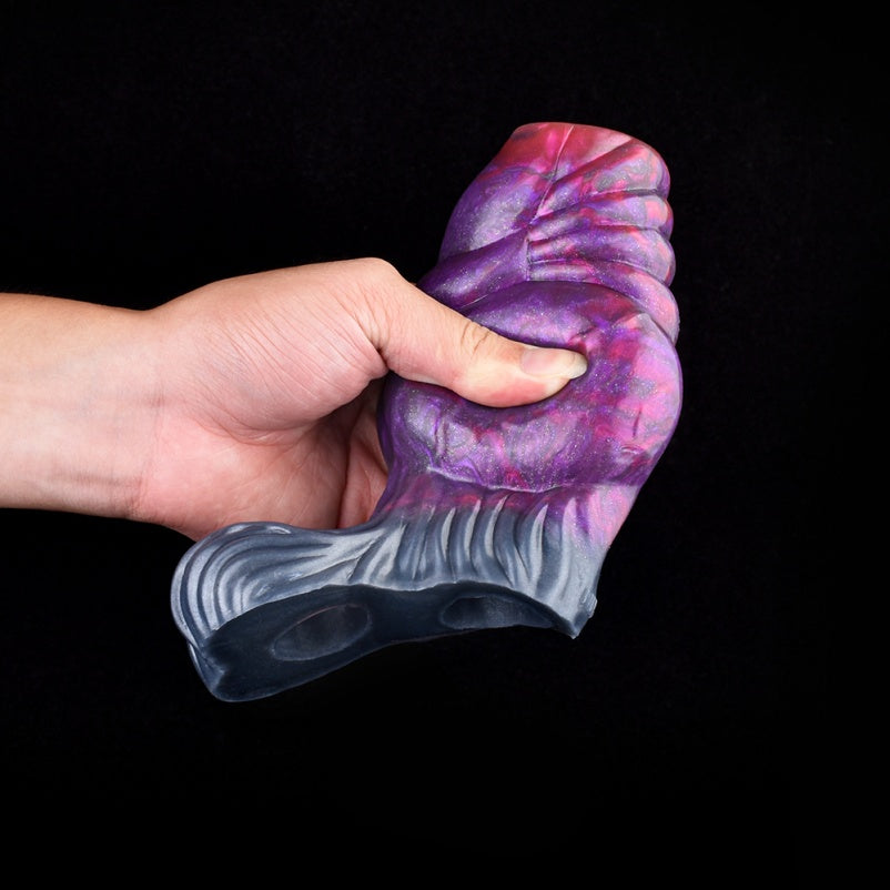 5-Inch Male Fantasy Penis Extender – Flesh-Inflating Silicone Cock Sleeve