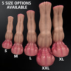 Massive Fantasy Beast Dildo Lifelike Muscle Textured Tentacle Phallus