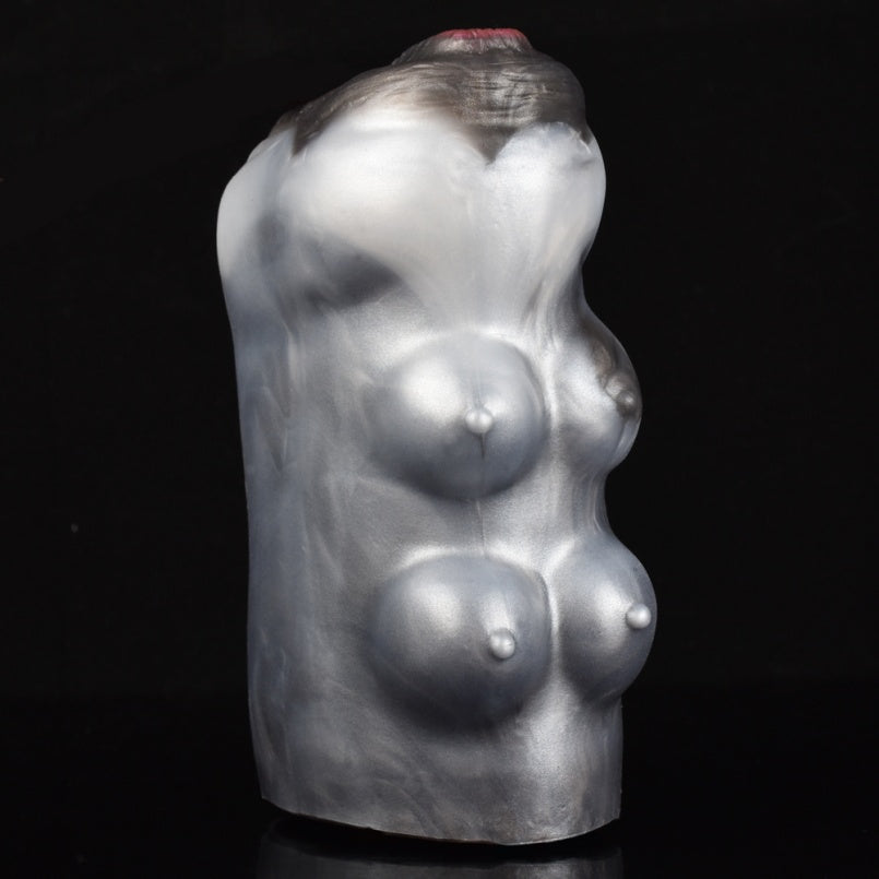 Cow Pussy Masturbator – Dual-Channel Fantasy Beast Silicone Sex Toy for Men | Domlust