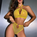 Lingerie Set Temptress Mesh Bikini - Ignite Passion and Confidence
