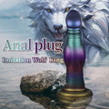 Domlust Dog Dildo – Knotted Canine Fantasy Silicone Toy with G-Spot Curve & Color Gradient