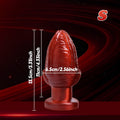 Crimson Fist Dildo & Butt Plug — Blood-Red Silicone BDSM Anal Expander | Fisting Fantasy
