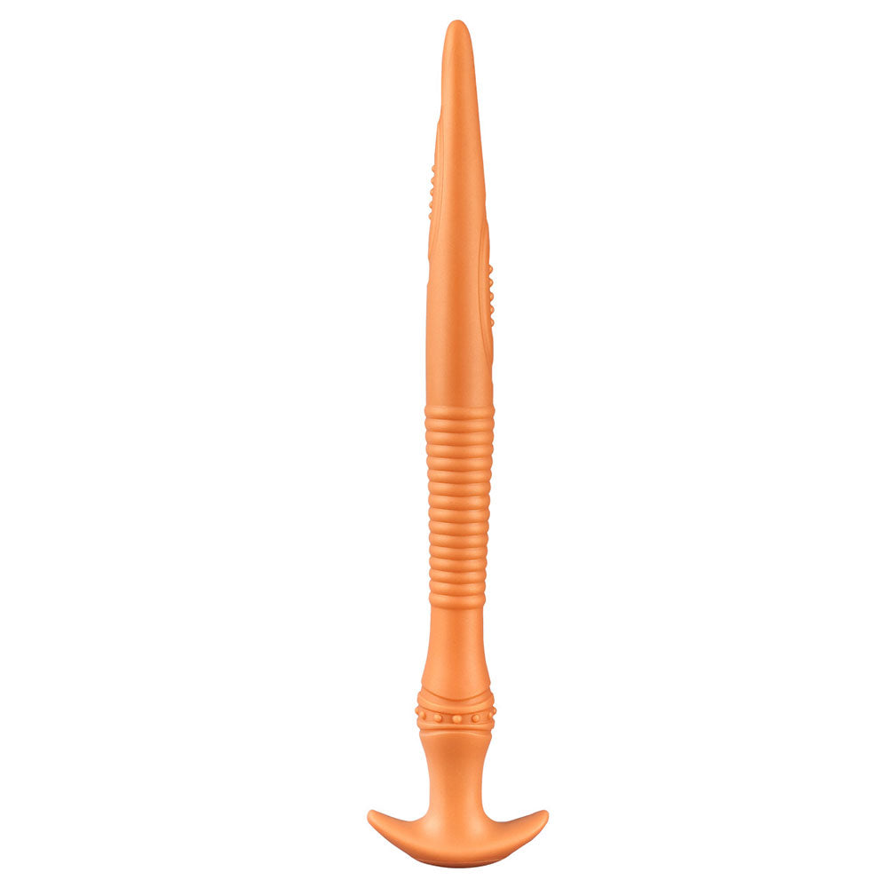 The Eel Anal Plug - Long Butt Plug - Ribbed Butt Plug