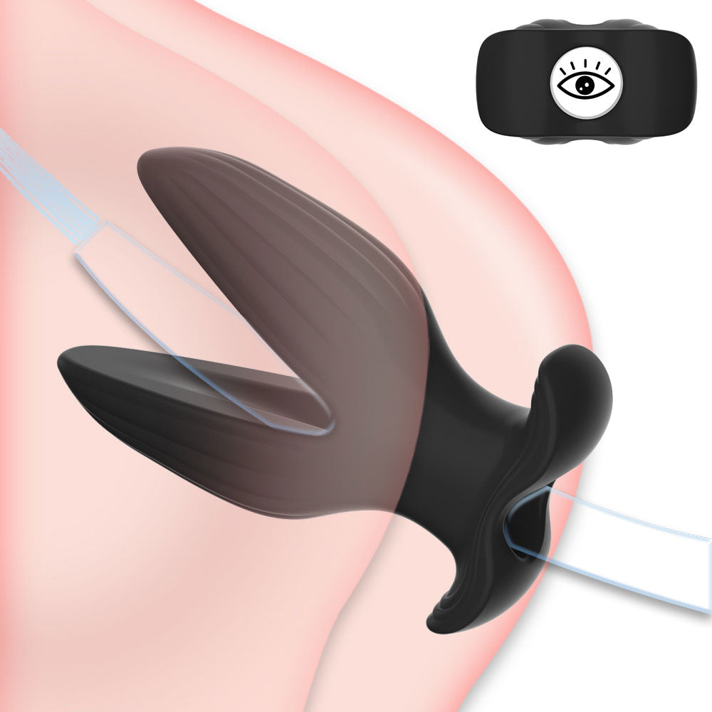 Hollow Anal Expansion Butt Plug - Silicone Anal Accessory Sex Toy for Men Women