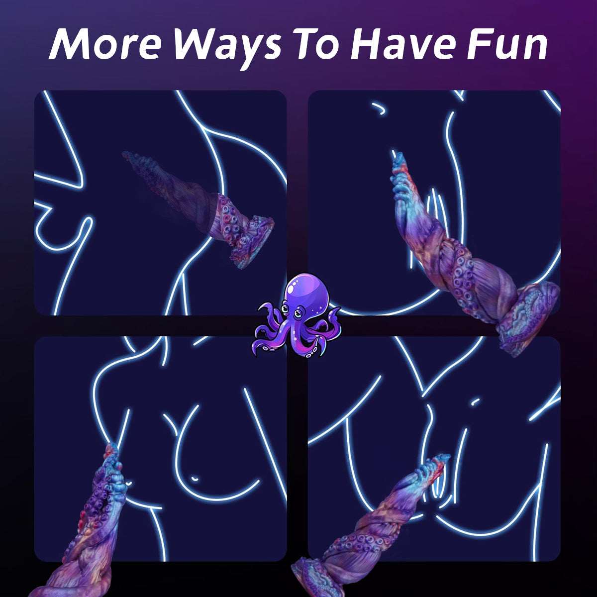 Realistic Octopus Tentacle Dildo - Fantasy Monsterdildo Women Masturbating Butt Plug