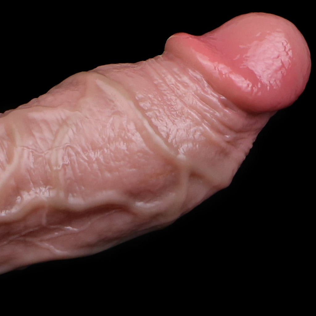 Life Size Cock Sleeve Silicone Extender - Realistic Penis Textured Male Sex Toys