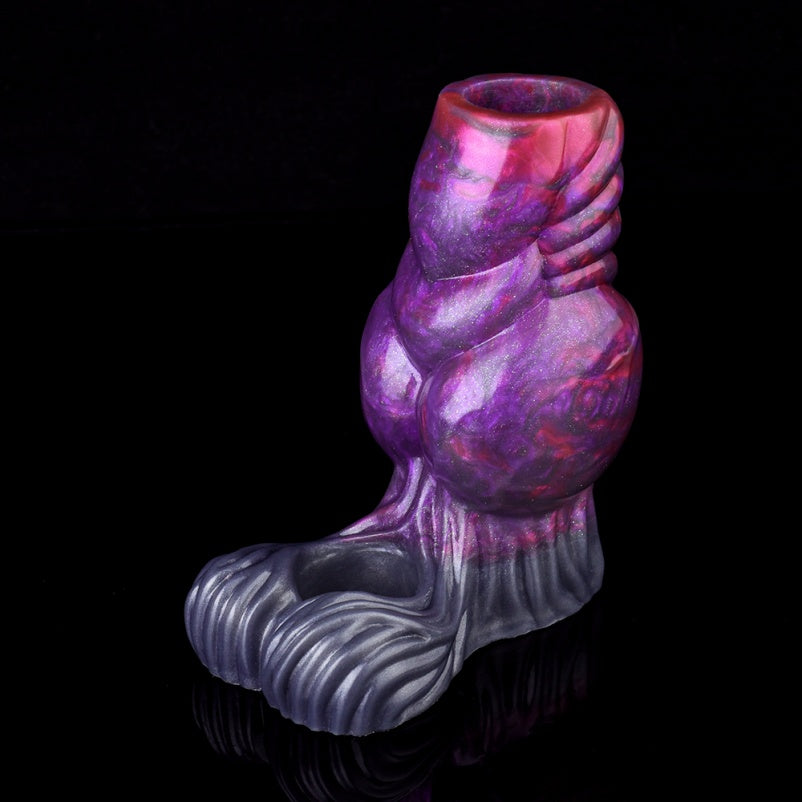 5-Inch Male Fantasy Penis Extender – Flesh-Inflating Silicone Cock Sleeve