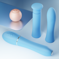 Domlust Endoscope Vibrator – App-Controlled 3-in-1 Thrusting Vibrating Live-View Camera Platinum Silicone Sex Toy