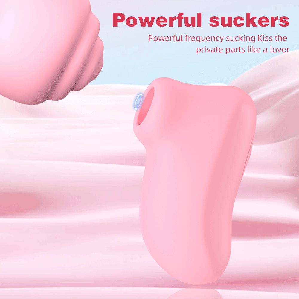 Finger Oral Sex Clit Sucking Vibrator - Pink Kawaii Whisper Quiet Female Sex Toys