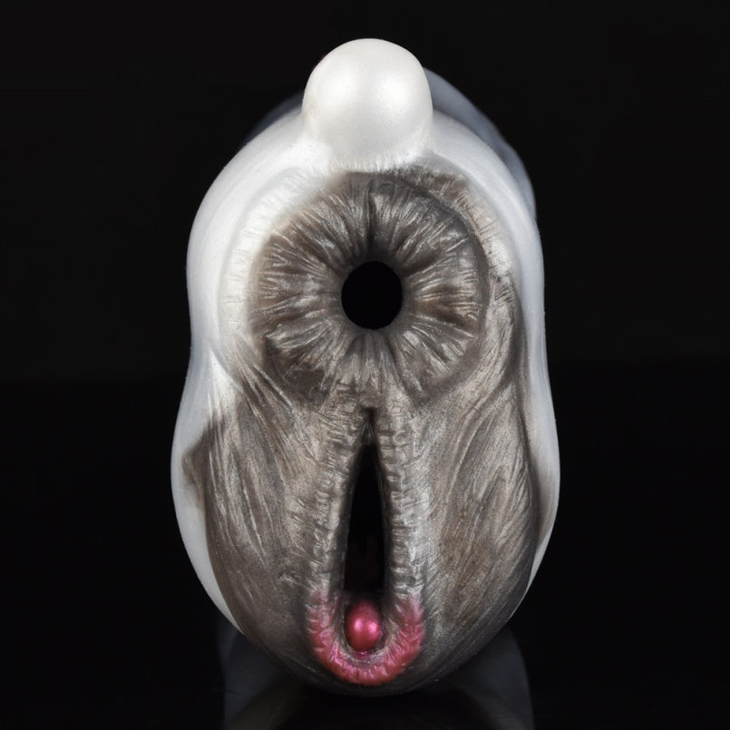 Cow Pussy Masturbator – Dual-Channel Fantasy Beast Silicone Sex Toy for Men | Domlust