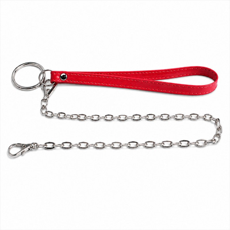 PU Leather Chain Leash Attachment