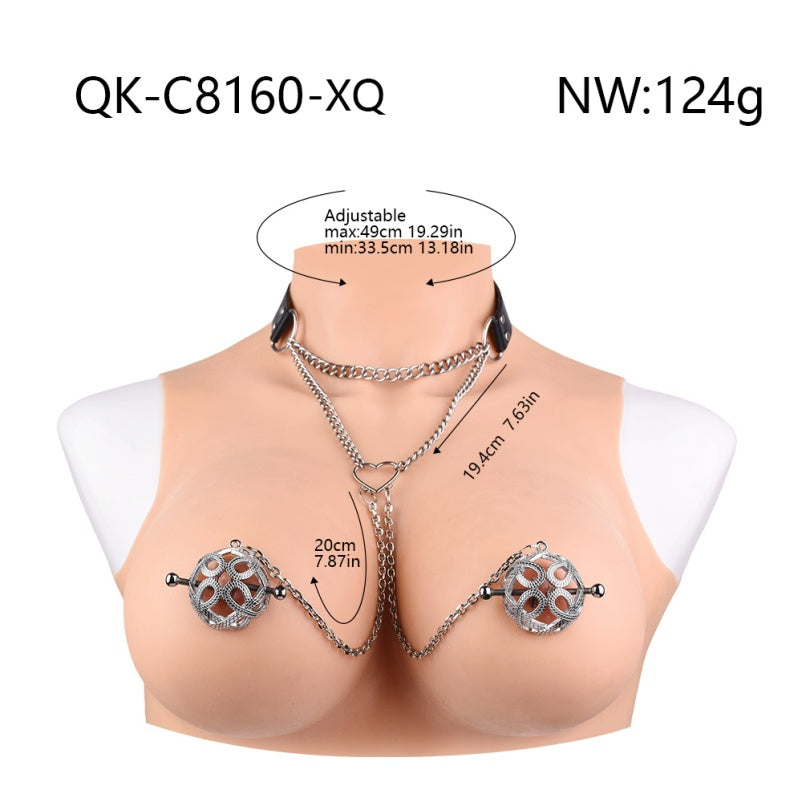 Spherical Nipple Clamps Bettie Bondage Kit – Hollow Woven Restriant Kinky Sex Toys for Women