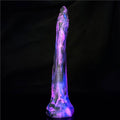 Fantasy Purple Silicone Dildo Anal Plug – Realistic Anal Gape Toy for Lesbian and Vaginal Use