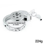Inverted Flat Chastity Cage Collection with Adjustable Rings – Heart, Sunburst & Shell Ventilation Patterns