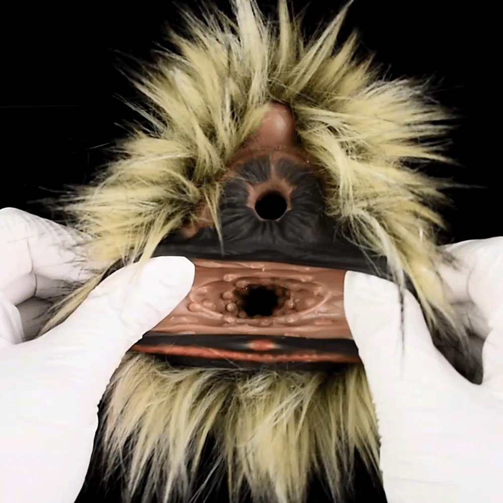 Tibetan Yak Pocket Pussy – Furry Silicone Animal Masturbator with Realistic Vaginal Canal | Domlust