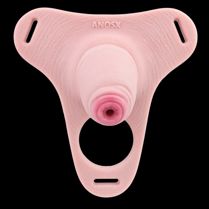 Realistic Male Wearable Chastity Cage – Flesh-Toned Silicone Restraint Gear