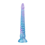 Glow-in-the-Dark Octopus Tentacle Dildo | Gradient Blue & Purple Anal Plug