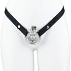 Metal Beast Tiger & Bull Chastity Cage with Bell