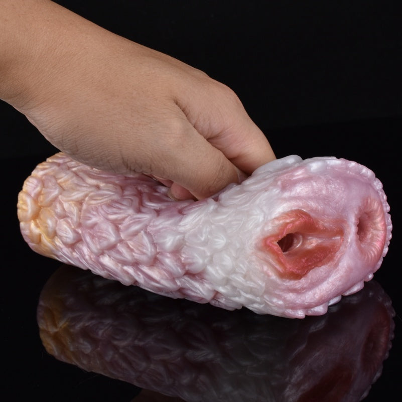 Fantasie Pink Pussycat Alien Sex Doll - Dual-Channel Pocket Masturbator Sex Toys for Men