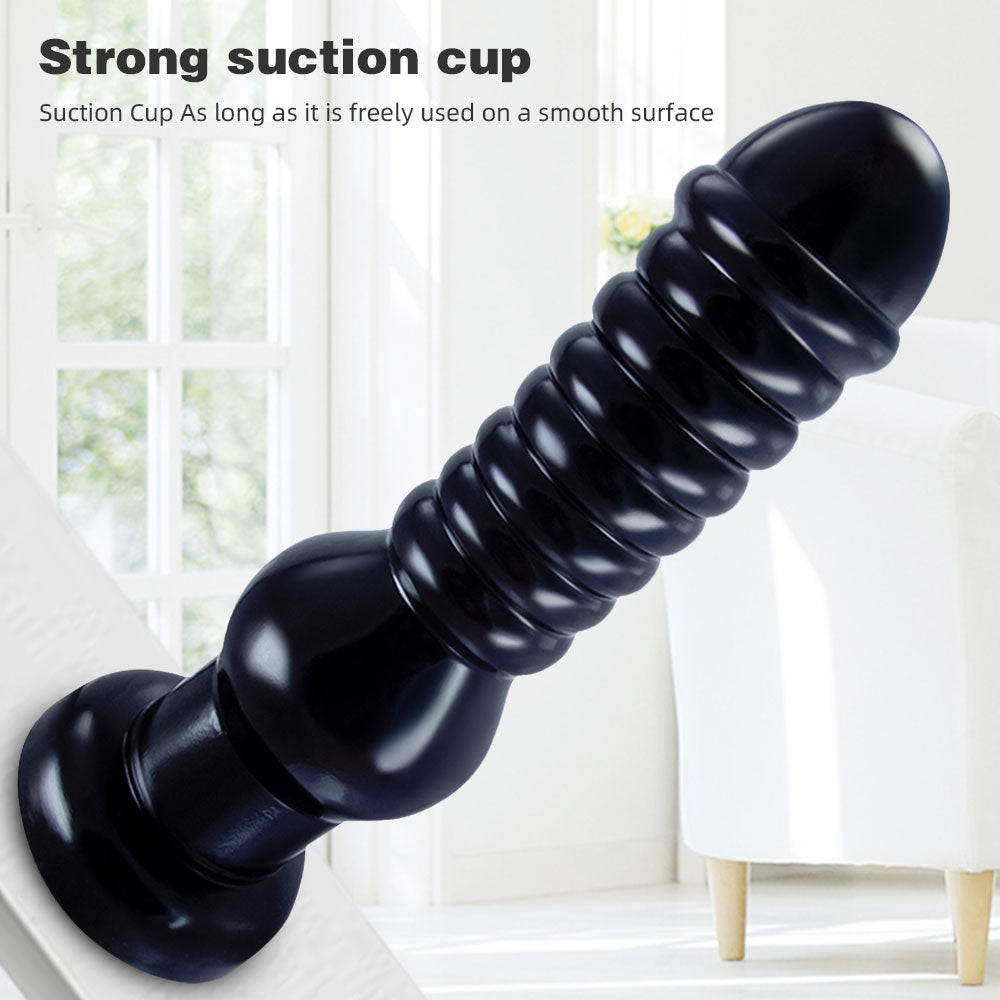 Oversize Big Anal Dildo Butt Plug - Soft Silicone Suction Cup Dildos for Men Women
